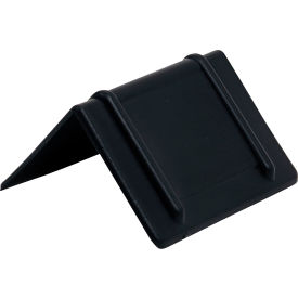 Plastic Edge Guards, 2-1/4"L x 2-1/4"W x 2-1/2"H, Black, 1000/Pack