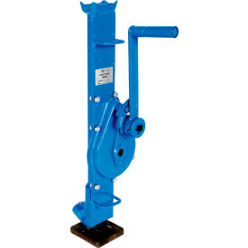 Mechanical Machinery Jack, 13-3/16"L x 10-15/16"W x 35-7/16"H, 3000 lb Capacity, Blue