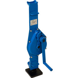 Mechanical Machinery Jack, 12-3/8"L x 14-5/16"W x 42-15/16"H, 6000 lb. Capacity, Blue