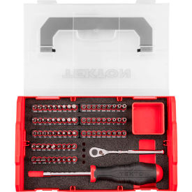 74 Piece 1/4 Inch Bit Driver and Bit Set with Mini Stacking Tool Box