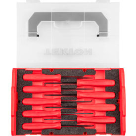 9 Piece Pointed Pick and Hook Set with Mini Stacking Tool Box