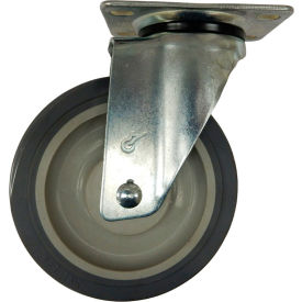 5" 75A Non-Braking Stem Caster Silver
