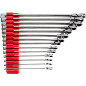 Head Ratcheting Box End Wrench Set, 12 Point, 6 to 19 mm Opening