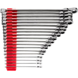 Head Ratcheting Box End Wrench Set, 12 Point, 6 to 24 mm Opening