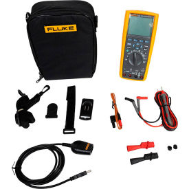 True-RMS Industrial Logging Digital Multimeter Combo Kit, CAT III 1000V/CAT IV 600V