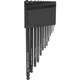 13 Piece Short Arm Ball End Hex L-Key Set with Holder, 0.050"-3/8"