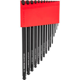 15 Piece Short Arm Ball End Hex L-Key Set with Holder, 1.3MM-10MM