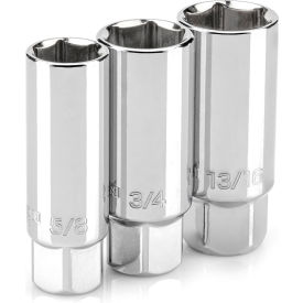 3/8" Drive Spark Plug Socket Set, 3 Piece