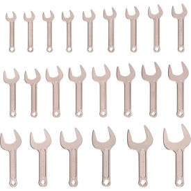 Service Wrench Set, 19-38, 41, 46, 50 mm, 23 Piece