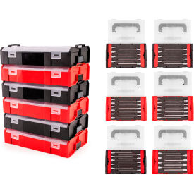 3/8'' Drive Long Bit Socket Set with Mini Stacking Tool Boxes, 56 Pieces