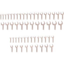 Service Wrench Set, 3/4" - 2-5/8", 19 - 38, 41, 46, 50 mm, 54 Piece