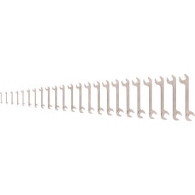 Angle Head Open End Wrench Set, 1/4" - 1-1/2", 23 Piece