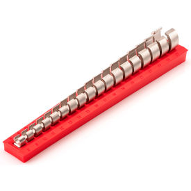 3/8" Drive 6-Point Flare Nut Crowfoot Wrench Set, 8 mm - 27 mm, 18 Piece