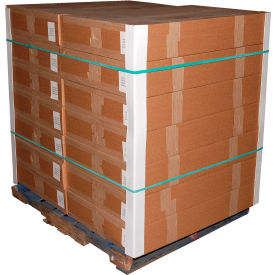 Natural Rubber Latex Jumbo Pallet Bands, 3/4"W x 289" Circumference, Green, Pack of 50