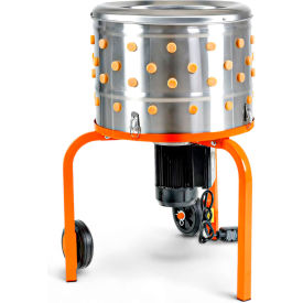 Chicken Plucker, 1HP, 120VAC, Orange