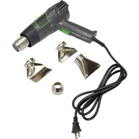 Plastic Electric Shrink Wrap Heat Gun, 60" Cord Length, 115V, Black