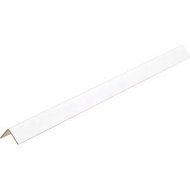 Cardboard Cargo Edge Protectors, 48"L x 3"W x 3"H, White, 50/Pack