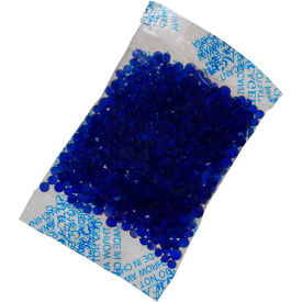 Moisture Absorbing Blue Silica Gel Packets, 1-7/8"W x 2-3/4"L x 2-3/4"D, Blue, 600 Packs