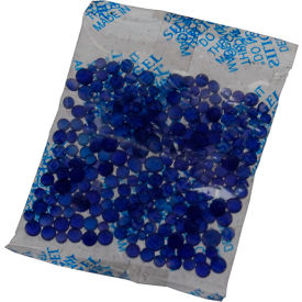 Moisture Absorbing Blue Silica Gel Packets, 1-7/8"W x 2-1/2"L x 2-1/2"D, Blue, 1250 Packs