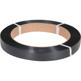 Polypropylene Strapping, 1/2"W x 4500'L x 0.023" Thick, 16" x 3" Core, Black