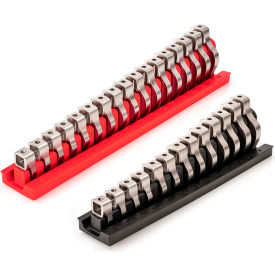 3/8" Drive Crowfoot Wrench Set with Racks, 5/16" - 1", 8 mm - 24 mm, 30 Piece