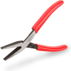 Mini Flat Nose Pliers Serrated Jaw, 5-1/8"L