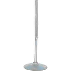 Steel Sign Stand, 48"H, Silver