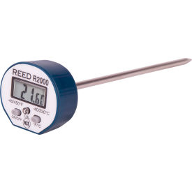 Stainless Steel Digital Stem Thermometer, Waterproof, LR44 Battery