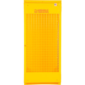 Knockdown Cylinder Storage Cabinet, 32"W x 30"D x 68-1/4"H, Vertical, 5-10 Cylinder Capacity