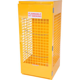 Cylinder Storage Cabinet, 32"W x 30"D x 68-1/4"H, Vertical, 5-10 Cylinder Capacity