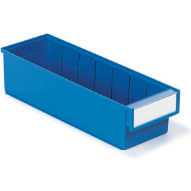 Storage Bins, 15-3/4"L x 5-3/16"W x 3-15/16"H, Blue, Pack of 20