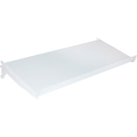 Steel shelf, 35-1/16"Wx 11-13/16"D, Light Gray