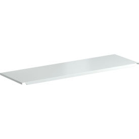 Cornerstone Lower Steel Shelf 70-7/8"W x 18-1/4"D, Light Gray