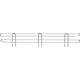 Storage Systems Chrome Wire Back/Side Ledge, 36"W x 4"H