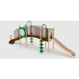Layfette Playground with In-Ground Kit, Natural