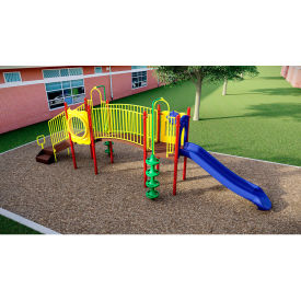 Layfette Playground with In-Ground Kit, Multi-color