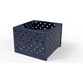 Pasadena Square Planter, 26"W x 26"D x 18"H, Ultra Blue