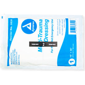 Sterile Multi-Trauma Gauze Dressing, 10" x 30"