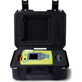 Small Rigid Plastic Case Holds AED 3/Spare Battery Pack, Black