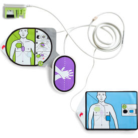 CPR Uni-padz Universal III Adult/Pediatric Electrodes w/Rescue Accessory Kit, White