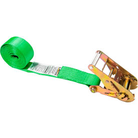 Heavy-Duty Endless Ratchet Strap, 2" x 20', Green