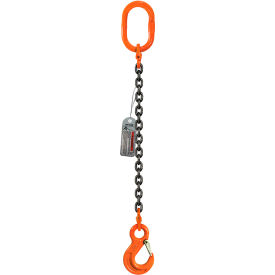 Single Leg Chain Sling with Sling Hook 9/32" x 20' Length, Grade 100