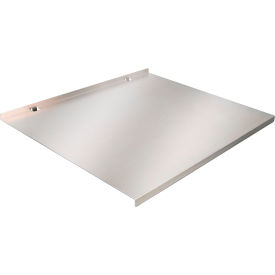 Heavy Duty Solid Aluminum Removable Shelf Cover, 56"W x 17-5/8"D x 1"H
