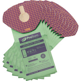 Intercept Micro Filter Bags For 10 qt. Backpack Vacuums, Closed Collar, 10/Pack