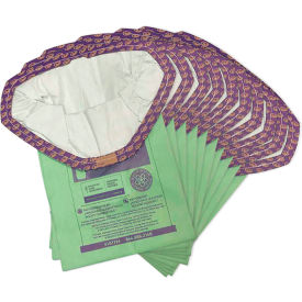 Intercept Micro Filter Bags For 6 qt. Backpack Vacuums, Open Collar, 10/Pack