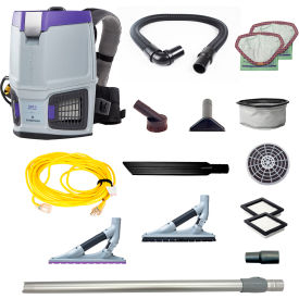 GoFit 3 Backpack Vacuum w/ProBlade Carpet & Hard Surface Floor Tool Kit, 3/4 Gal. Cap.