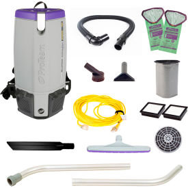 Super Coach Pro 10 Backpack Vacuum with Xover Multi-Surface Two-Piece Wand Tool Kit