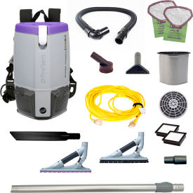 Super Coach Pro 6 Backpack Vacuum with ProBlade Carpet & Hard Surface Floor Tool Kit