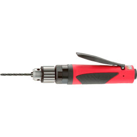 Straight Non-Reversible Air Drill, Keyed Chuck, 3/8" Chuck, 4000 RPM