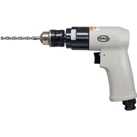 Non-Reversible Pistol Grip Drill, 3/8" Chuck Size, Keyed Chuck, 2600 RPM